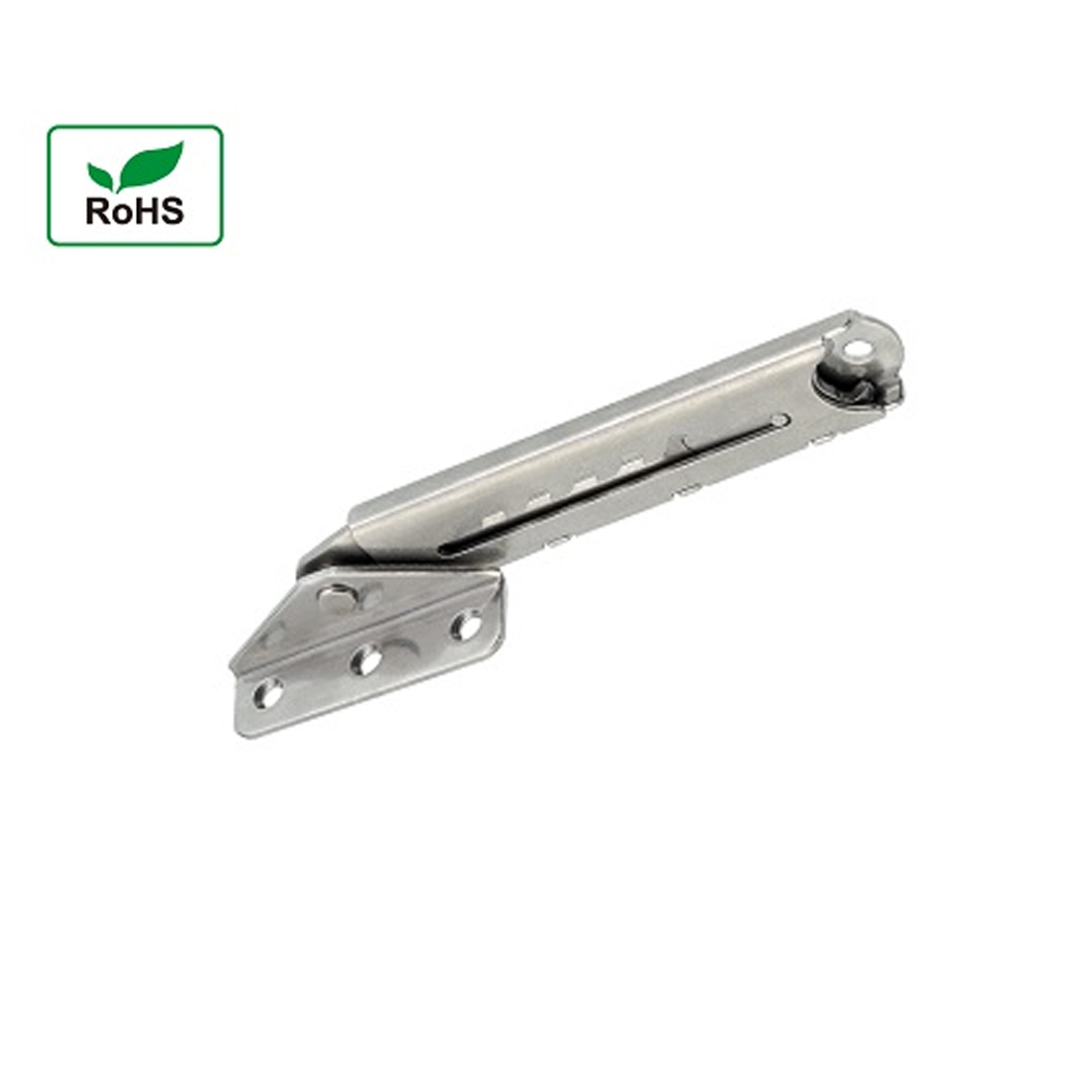 AS-FS-0110 Lid & Door Stay Stainless Steel  214MM OPEN 140MM CLOSE