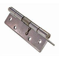 Butt hinge, spring loaded, stainless steel 304 self closing AS-AS-0870