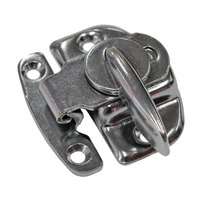 Zinc plated turning toggle rotary fastener