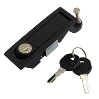Lever latch pop lock black EK333 C2-32-15-3
