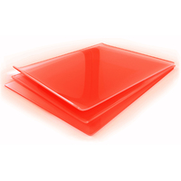 Silicone sheet red 10mm x 1200mm wide