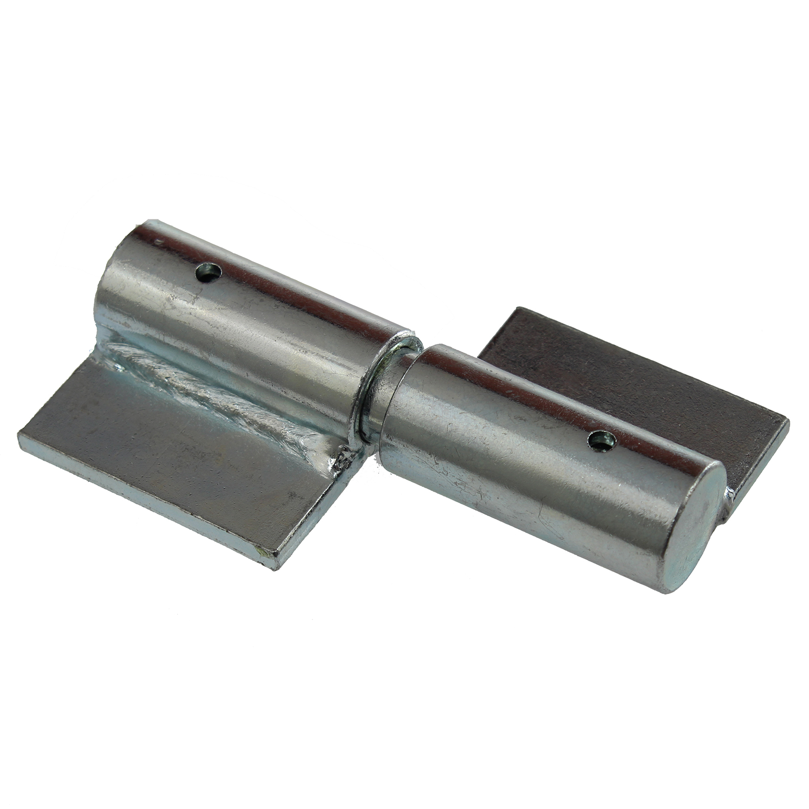 Ball hinge zinc plated right hand weld on tab 50mm x 20mm