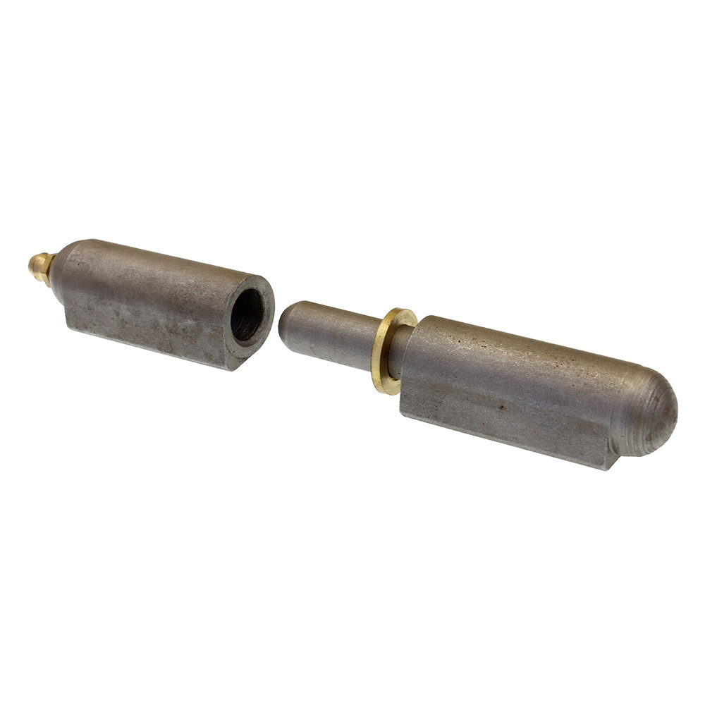 NS 100mm weld on pin hinge mild steel grease nipple
