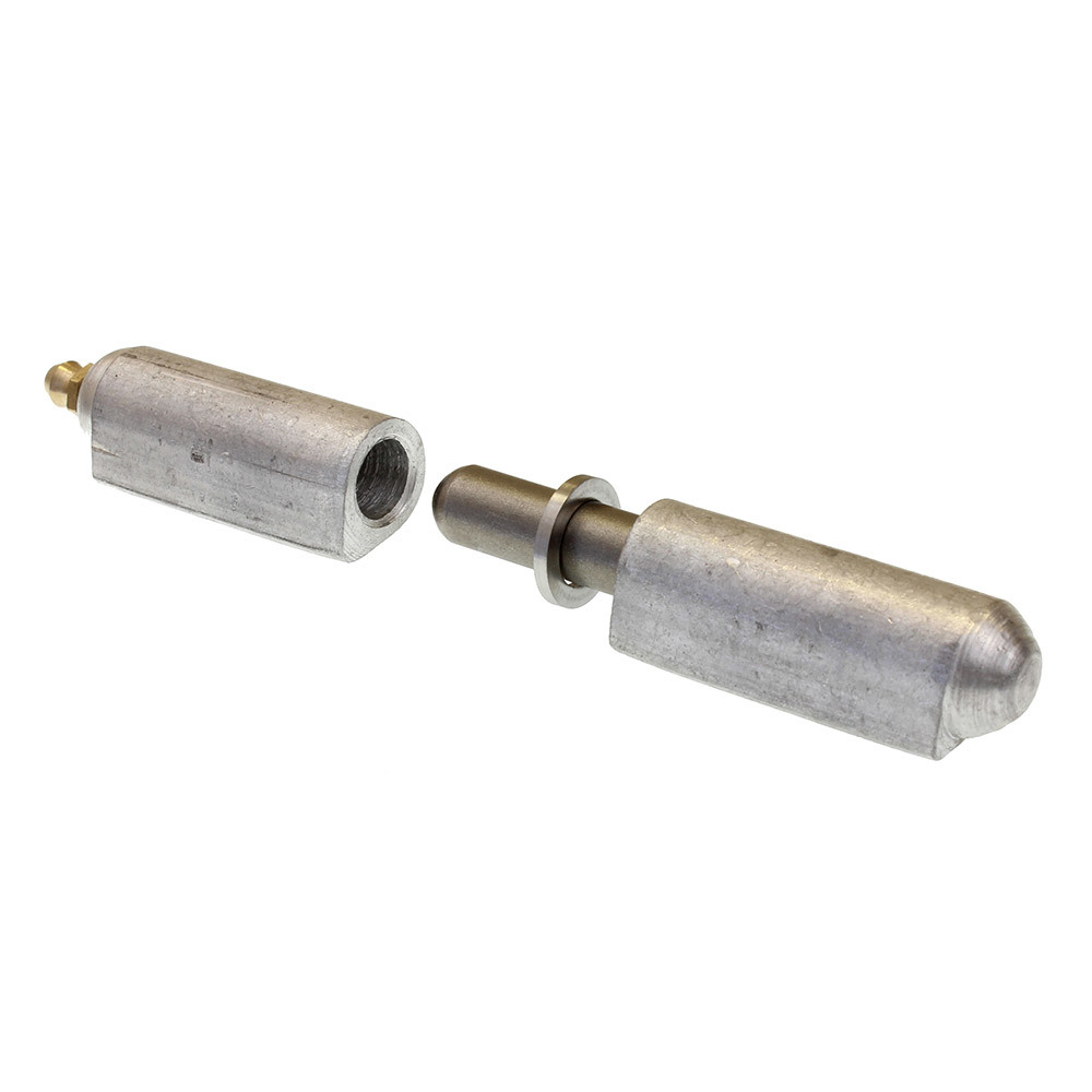 NS 100mm weld on pin hinge aluminium grease nipple