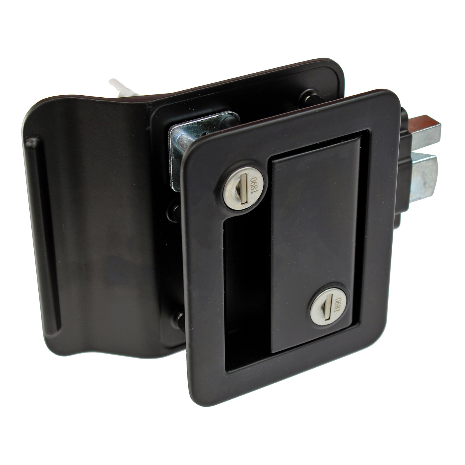 Motor home door handle black