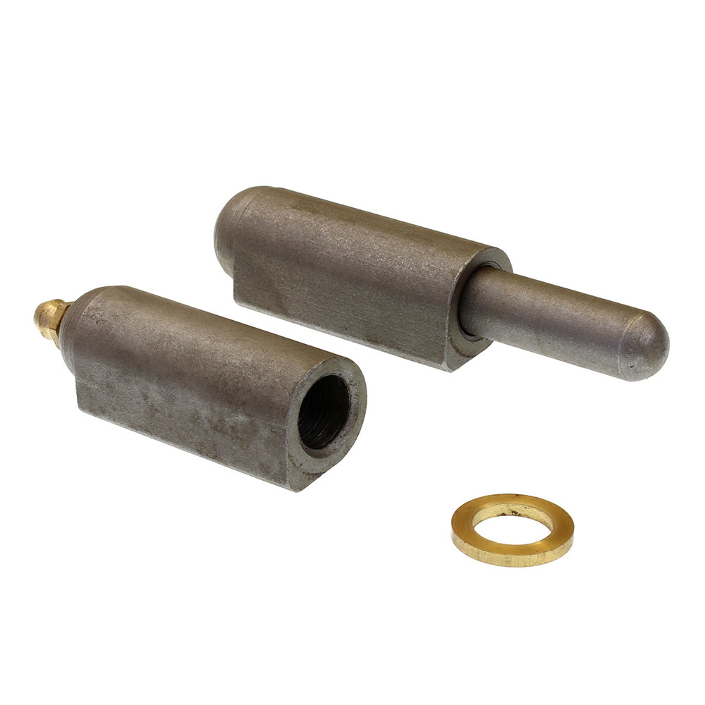 NS 100mm weld on pin hinge mild steel grease nipple