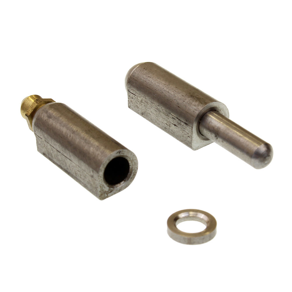 Weld on pin hinge (Stainless steel) with grease nipple