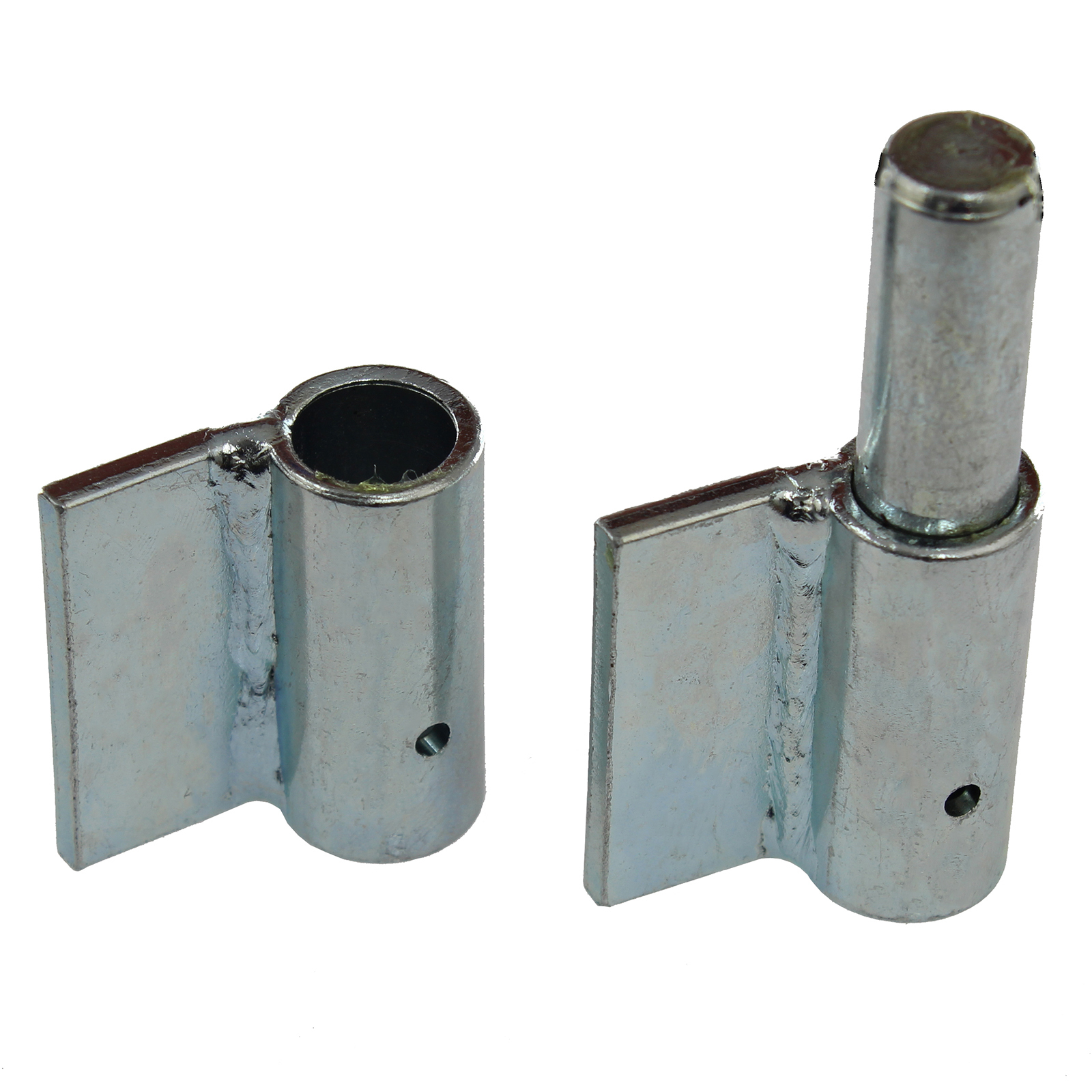 Ball hinge zinc plated left hand weldon tab 50mm x 20mm
