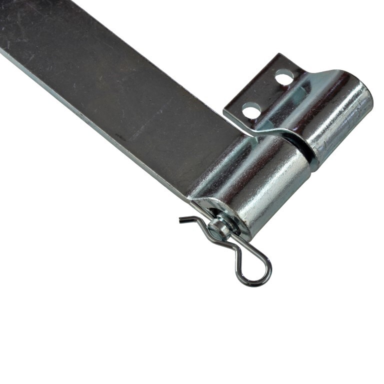 Ute tray hinge zinc plated bolt left handed 340mm long