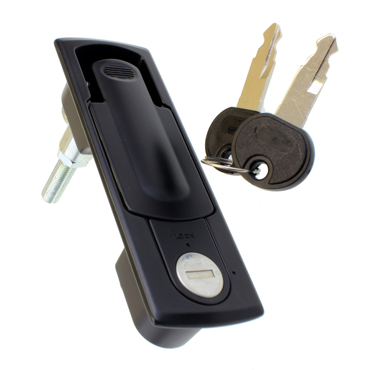 Lift & turn lockable full rotation compression latch (black) ASBZ-0830-B19