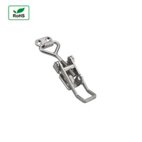 AS-703 Padlocking stainless steel over centre fastener with AS-41SS catchplate