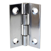 Butt hinge 50mm height X 38mm open X 1.2mm thick stainless steel 4 hole AS-AD5006S-S