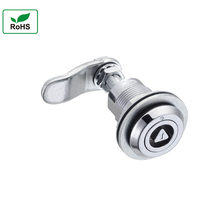 AS-BZ-0321915W Bright Chrome Compression Lock Triangle Key Opening #15 Cam