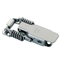 AS-CS-0130 Stainless steel spring latch with catch plate.