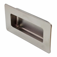 Pocket pull handle stainless steel 120mm x 60mm AS-ES-1321