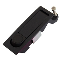 Lever latch pop lock black C2-32-15-3