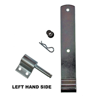 Ute tray hinge zinc plated bolt left handed 232mm long