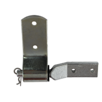 106mm 2 hole strap hinge kit zinc plate 