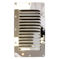 Stainless Steel Louvre Vent 127mm x 227mm