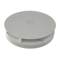 White ABS rotary vent 225mm