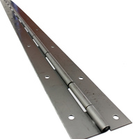 Continuous hinge stainless steel with holes at 100mm centres