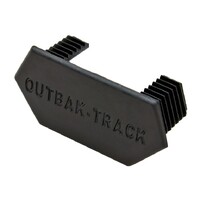 Black plastic endcap for OUTBAK-TRACK