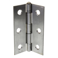 Butt hinge 70mm height X 50mm open X 1.6mm thick stainless steel GH7016FPSS