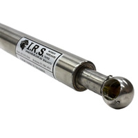 Gas strut stainless steel 14mm dia. shaft. Length: 830mm. Pressure: 1300N