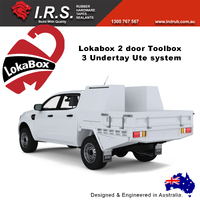 Lokabox 2 door toolbox 3 Undertray Ute system