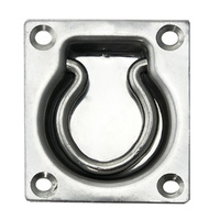 Stainless steel 'D' ring spring loaded tie down NS170