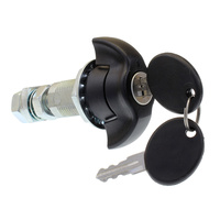 Quarter turn adjustable locking compression latch (black) NSMS816-1D-1K57