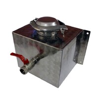 Water tank stainless steel 18.5 litre with tap