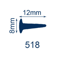 RE518 T. strip 8mm x 12mm