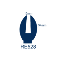RE528 Screen rubber 54mm