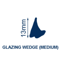 RE Glazing wedge medium E.P.D.M. Marine window medium