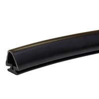 Black PVC seal 9.7 x 11.8mm