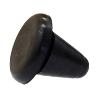 EPDM Rubber Plug Buffer 20mm di Top x 8mm di Bore 2.5mm Solid Top