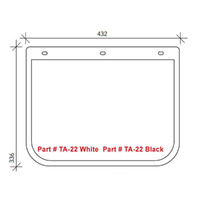 Mudflap 432mm wide