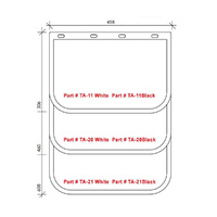 Mudflap 458mm wide